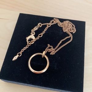 Fossil Rose Gold Necklace